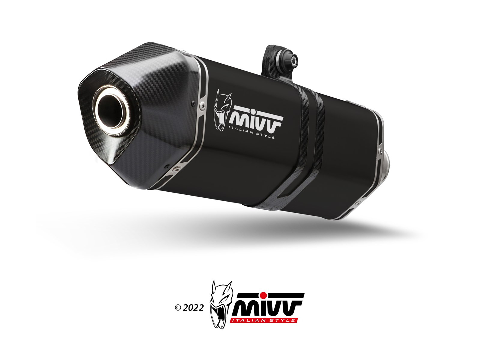 Mivv Full system 2x1 Speed edge black Yamaha T-MAX 530 2017-19