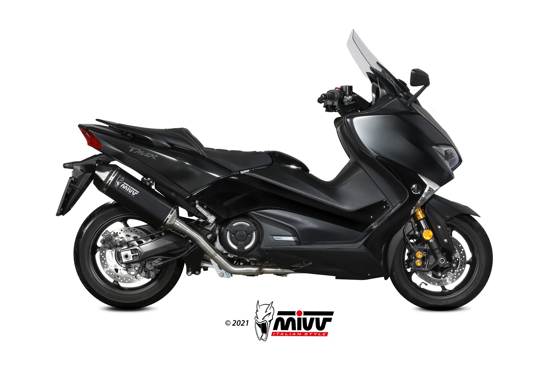 Mivv Full system 3x1 X-M1 black Yamaha MT-09 / FZ-09 2013-20