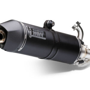 Mivv Full system 2x1 Speed edge black Yamaha T-MAX 500 2008-11