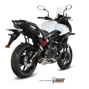 Mivv Full system 2x1 Suono St. Steel con tapa carbono Kawasaki Versys 650 2015-22