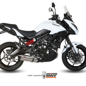 Mivv Full system 2x1 Suono St. Steel con tapa carbono Kawasaki Versys 650 2015-22