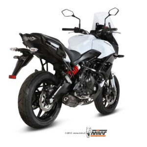 Mivv Full system 2x1 Suono black con tapa carbono Kawasaki Versys 650 2015-20