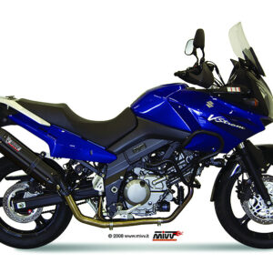 Mivv Full system 2x1 Suono black con tapa carbono Suzuki DL V-Strom 650 2004-06