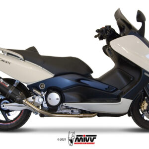 Mivv Full system 2x1 Suono black con tapa carbono Yamaha T-MAX 500 2001-07