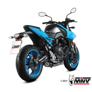 Mivv Full system 2x1 X-M5 Black Suzuki GSX-8S 2022-25