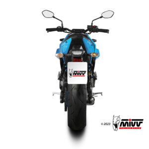 Mivv Full system 2x1 X-M5 Black Suzuki GSX-8S 2022-25