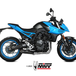 Mivv Full system 2x1 X-M5 Black Suzuki GSX-8S 2022-25