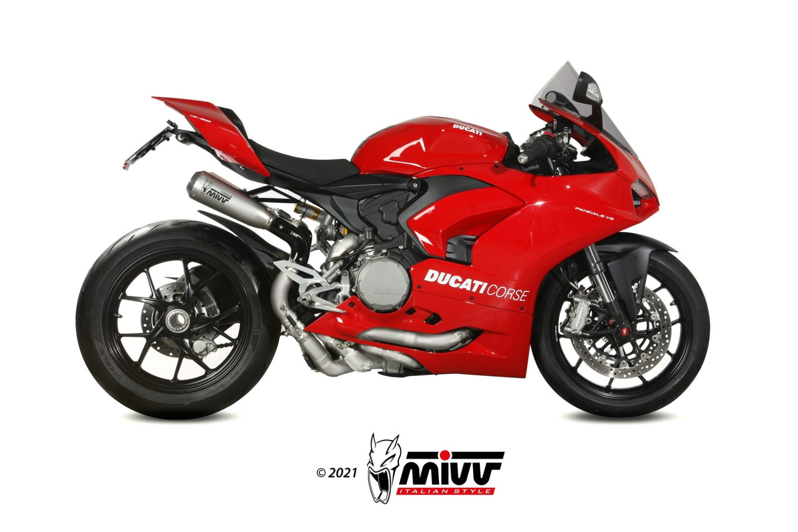 Mivv Full system 2x2 X-M1 Titan Ducati Panigale V2 2020-24