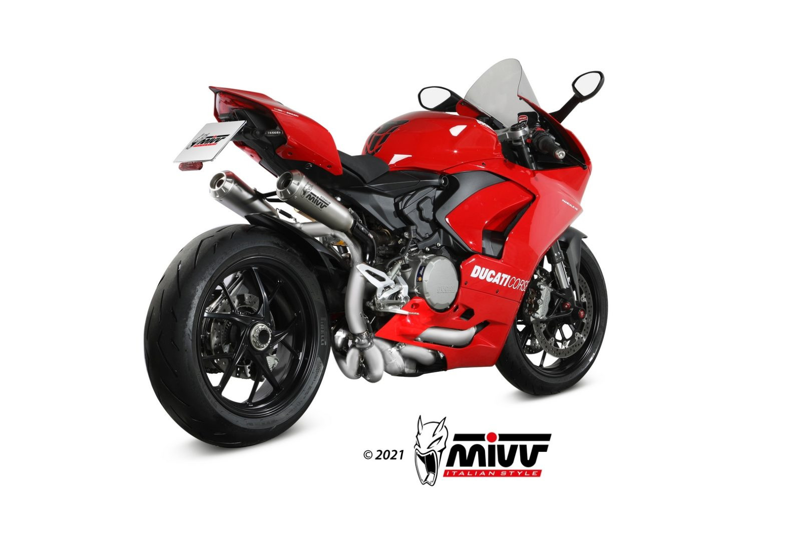 Mivv Full system 2x2 X-M1 Titan Ducati Panigale V2 2020-24