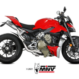 Mivv Full system 2x2 X-M1 titan Ducati Streetfighter V4 2020-22