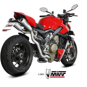 Mivv Full system 2x2 X-M1 titan Ducati Streetfighter V4 2020-22