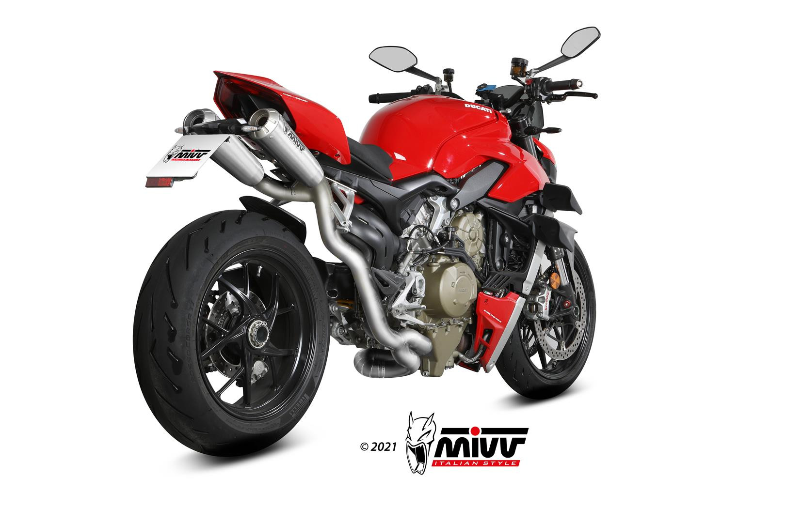 Mivv Full system 2x2 X-M1 titan Ducati Streetfighter V4 2020-22