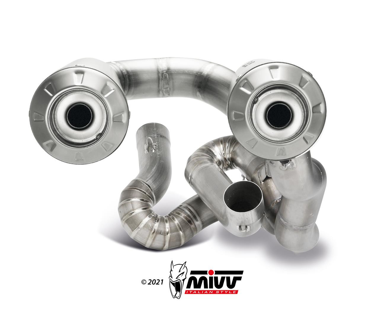 Mivv Full system 2x2 X-M1 titan Ducati Streetfighter V4 2020-22