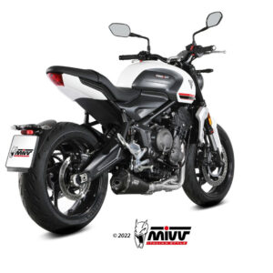 Mivv Full system 3x1 Delta Race Black Triumph Trident 660 2021-25