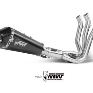 Mivv Full system 3x1 Delta Race Black Triumph Trident 660 2021-25