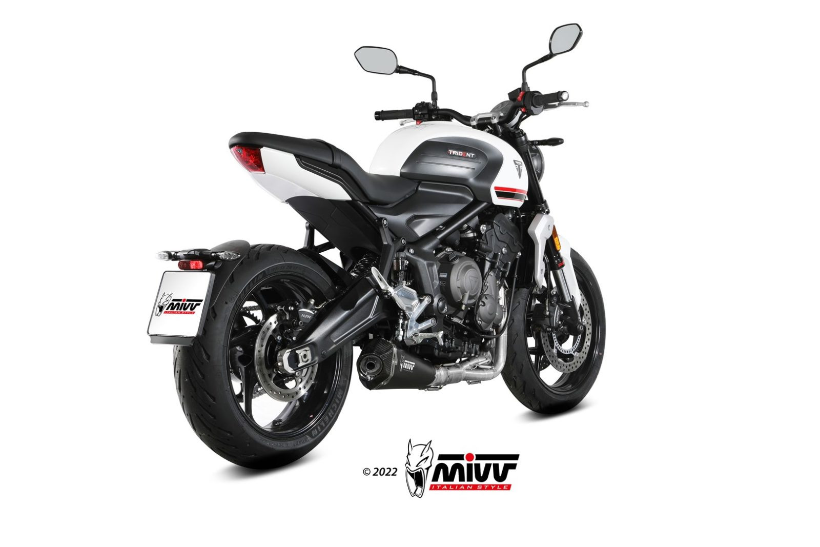 Mivv Full system 1x1 Delta Race black Piaggio Vespa GTS 300 2008-20