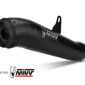 Mivv Full system 3x1 Ghibli black Yamaha XSR 900 2016-22