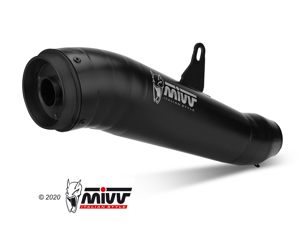 Mivv Full system 3x1 Ghibli black Yamaha XSR 900 2016-22