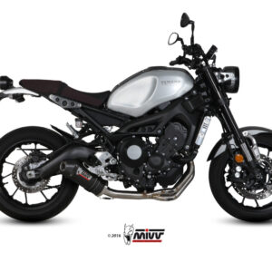 Mivv Full system 3x1 Oval carbono con tapa carbono Yamaha XSR 900 2016-20