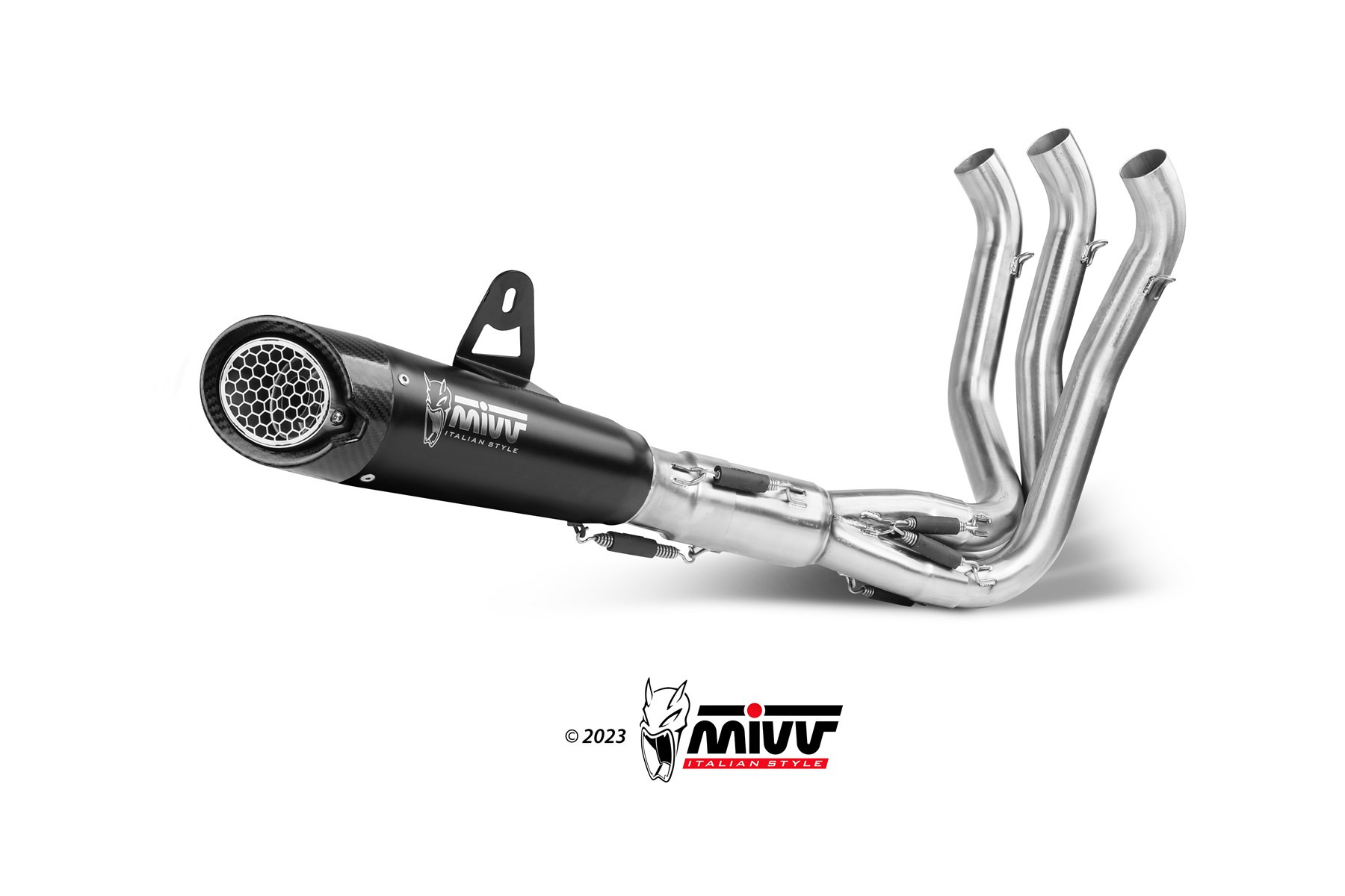 Mivv Full system 3x1 X-M5 Black Triumph Trident 660 2021-25