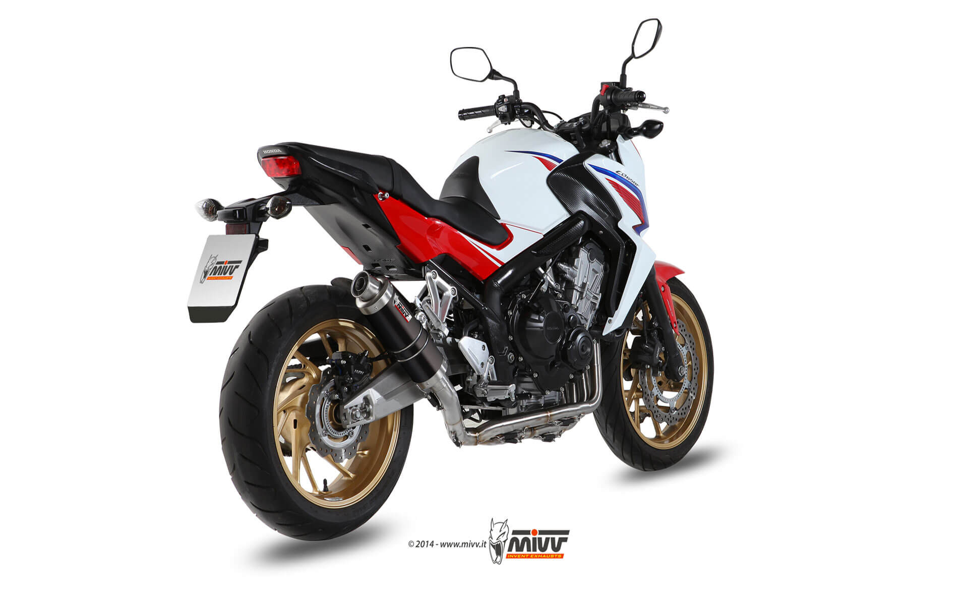 Mivv Full system 4x2x1 GP black Honda CB 650 F 2014-18
