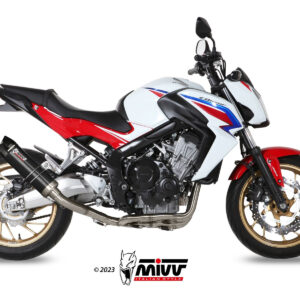 Mivv Full system 4x2x1 GP black con tapa carbono Honda CB 650 F 2014-18