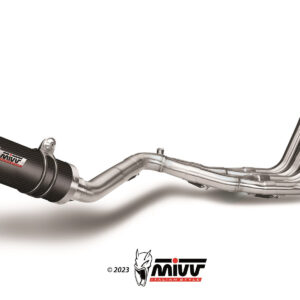 Mivv Slip-On GP black con tapa carbono Honda CB 500 F/X / CBR 500 R 2013-15