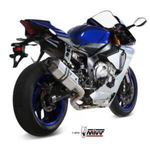 Mivv Full system 2x1 MK3 St. Steel Yamaha YZF R25 2015-24 / MT-03 2016-24 / R3 2015-24