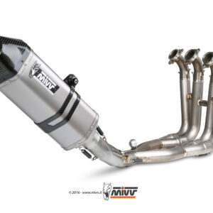 Mivv Full system 4x2x1 Speed edge St. Steel con tapa carbono BMW S 1000 RR 2010-14
