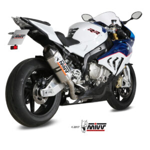 Mivv Full system 4x2x1 Speed edge St. Steel con tapa carbono BMW S 1000 RR 2010-14