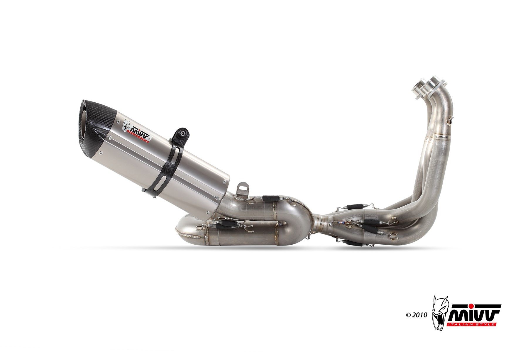 Mivv Full system 4x2x1 Suono Full titanium con tapa carbono Honda CBR 1000 RR 2008-13