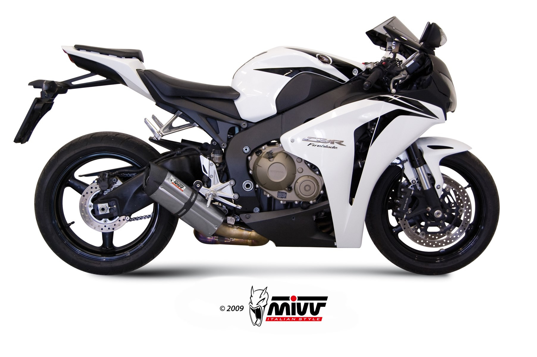 Mivv Full system 4x2x1 Suono Full titanium con tapa carbono Honda CBR 1000 RR 2008-13