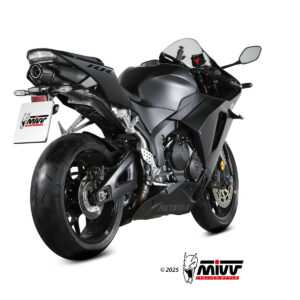 Mivv Slip-On AK-1 Titanium con tapa de carbono Honda CBR 600 RR 2024-25
