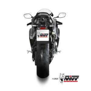 Mivv Slip-On AK-1 Titanium con tapa de carbono Honda CBR 600 RR 2024-25