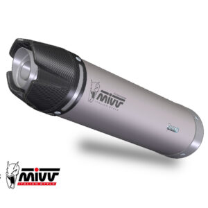 Mivv Slip-On AK-1 Titanium con tapa de carbono Honda CBR 600 RR 2024-25