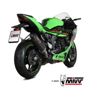 Mivv Slip-On AK-1 carbono con tapa de carbono Kawasaki ZX-6 R 636 2021-25