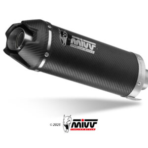 Mivv Slip-On AK-1 carbono con tapa de carbono Kawasaki ZX-6 R 636 2021-25