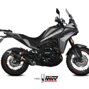 Mivv Slip-On DAKAR Black Moto MORINI X-CAPE 2021-24