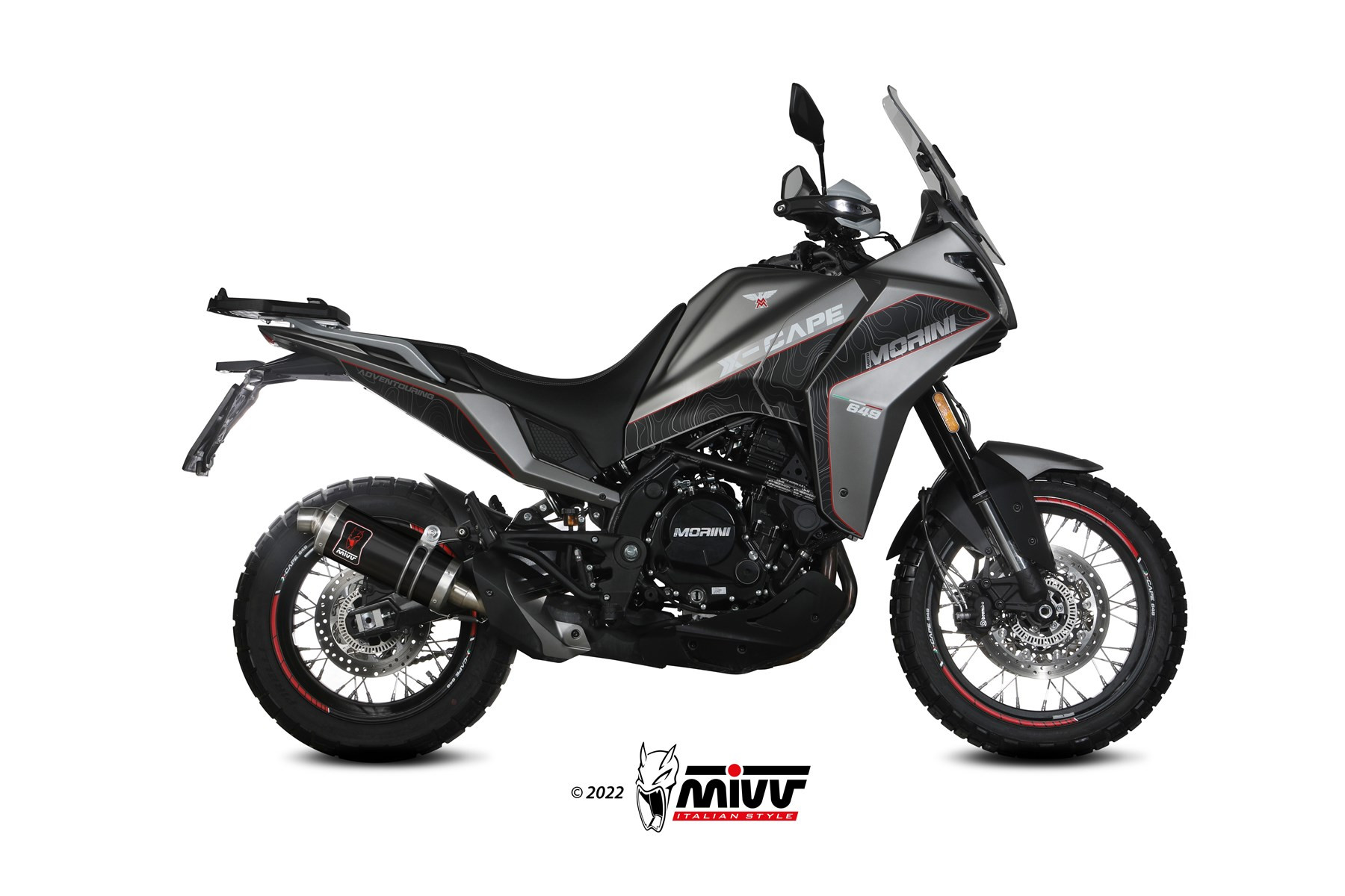 Mivv Slip-On Suono Black Moto Morini X-Cape 2021-24