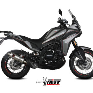 Mivv Slip-On DAKAR Black Moto MORINI X-CAPE 2021-24