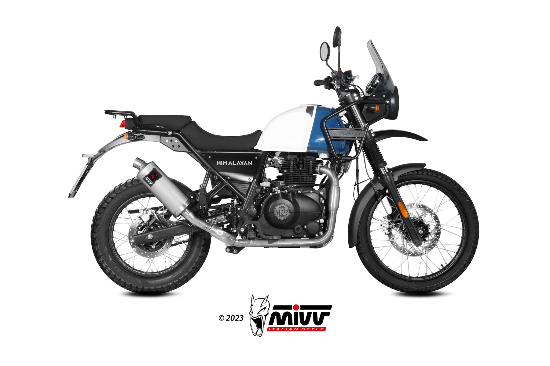 Mivv Slip-On DAKAR St. Steel Royal Enfield Himalayan 2021-23