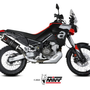 Mivv Slip-On Dakar Black Aprilia Tuareg 660 2022-25