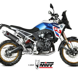 Mivv Slip-On HR-1 Black con tapa en carbono larga Honda CMX 500 Rebel 2022-24