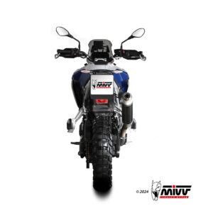 Mivv Slip-On HR-1 Black con tapa en carbono larga Honda CMX 500 Rebel 2022-24