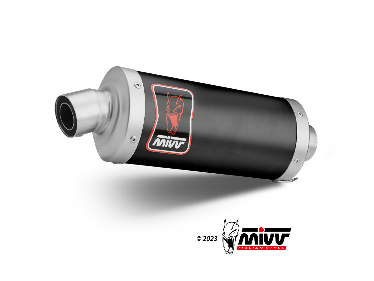 Mivv Slip-On Dakar Black Honda CRF 1100 L Africa Twin 2020-25