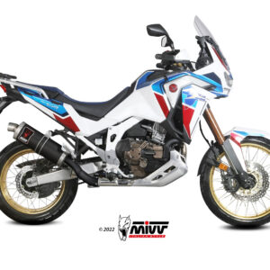 Mivv Slip-On Dakar Black Honda CRF 1100 L Africa Twin 2020-25