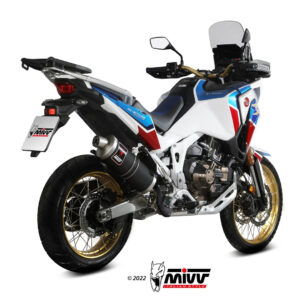 Mivv Slip-On Dakar Black Honda CRF 1100 L Africa Twin 2020-25