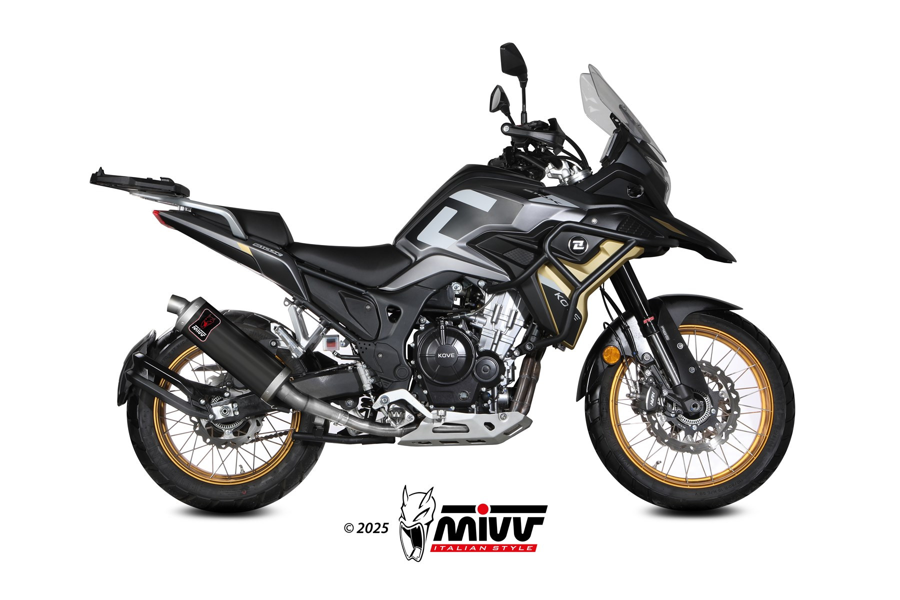 Mivv Slip-On Dakar Black Kove 510X 2024-25