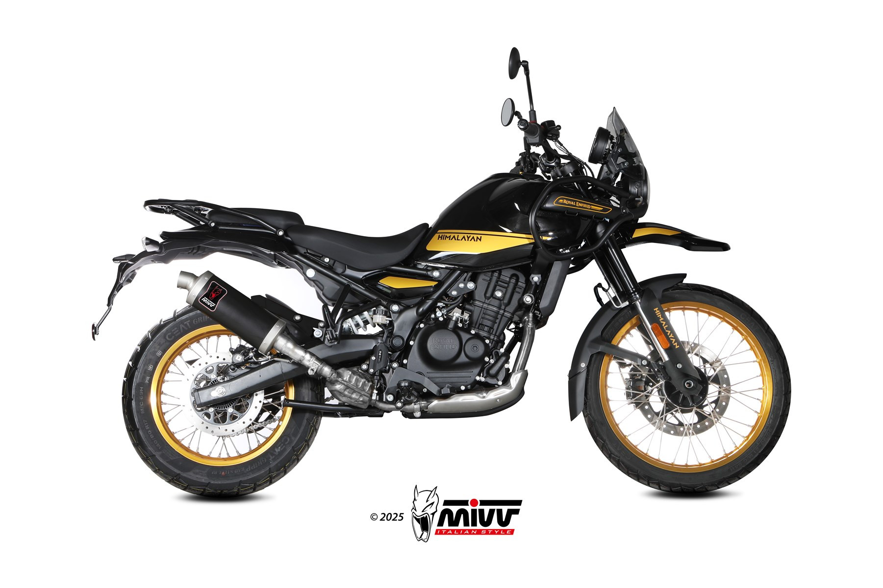 Mivv Slip-On Dakar Black Royal Enfield Himalayan 2024