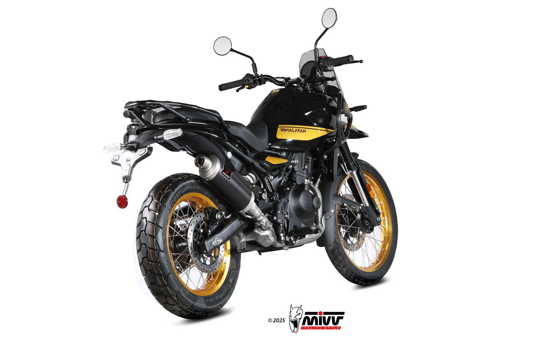 Mivv Slip-On Dakar Black Royal Enfield Himalayan 2024